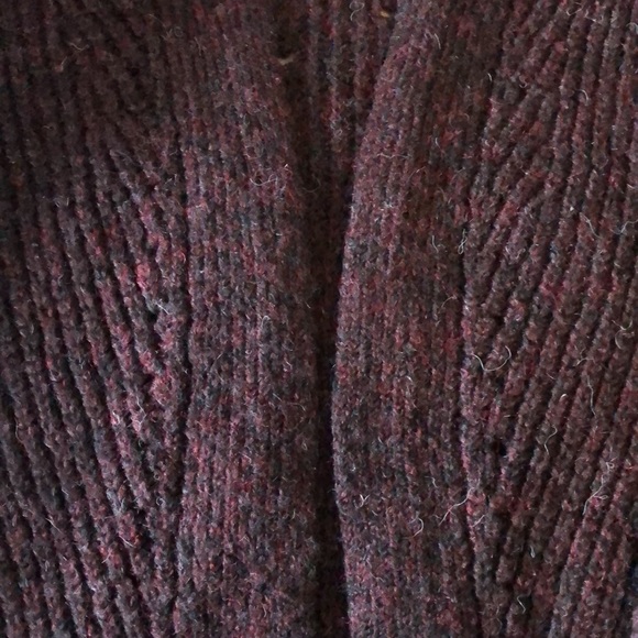 Maurice’s open front , burgundy cardigan. Slouchy,oversized. Unique pattern. EUC - Picture 9 of 10